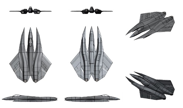 Мечты о Истребителе шестого поколения.Любительский проект  SM-39  Razor (“Бритва”)