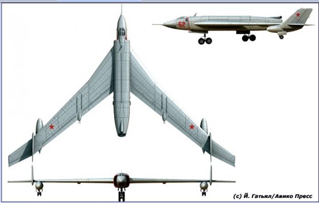 Дальний бомбардировщик Ил-52. СССР