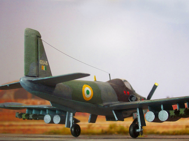 Легкий самолет огневой подддержки   Hindustan Aeronautics  HAL --HG-30 'Baja'(Баха)