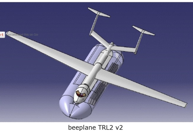 Еще один проект самолета со сменными модулями. Теперь Французы. Bee-Plane TRL