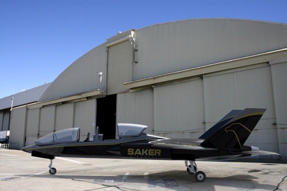 Первый "гражданский истребитель "Saker S-1"( компания Gulfstream )