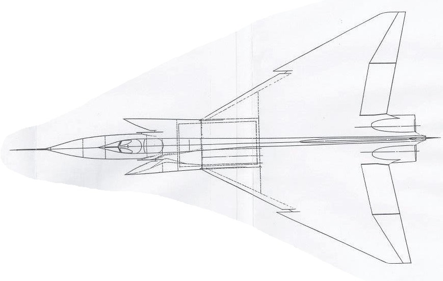 Новая концепция самолета для  ВВС Канады CF-XX “Super Arrow"