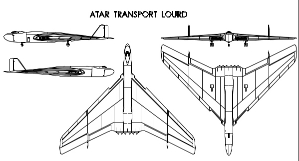 ATAR-23 нереализованный авиапроект Франции.