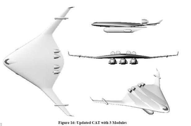 Проект модульного самолета носителя S-CAT и T-CAT