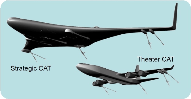 Проект модульного самолета носителя S-CAT и T-CAT