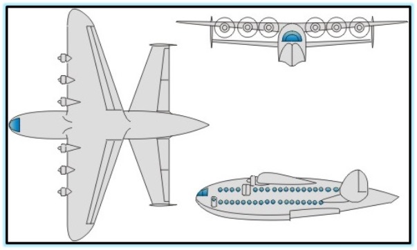 Проект гидросамолёта Delanne DL 70 (Франция. 1938 - 1939 год)