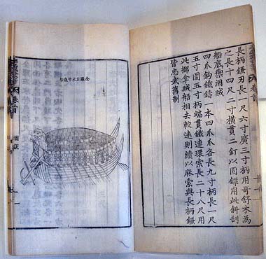 Рис. 2. Это же изображение вместе со страницей текста «И Чхунму-гон чонсо»