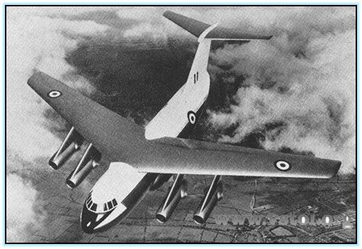 Проект транспортного самолёта УВВП Armstrong-Whitworth AW-681. Великобритания