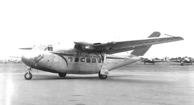 Два винта-четыре двигателя. Beechcraft Model 34 Twin-Quad