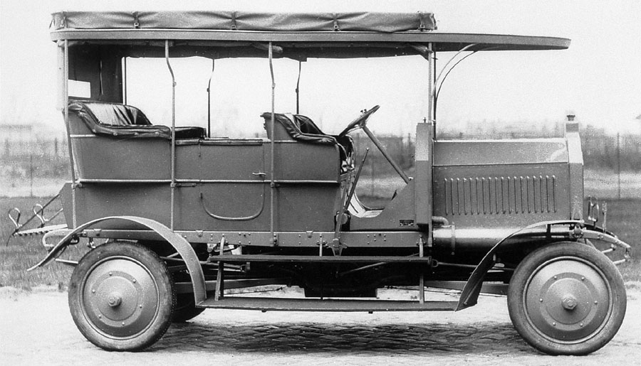 Протоджип. Полноприводный автомобиль Daimler Dernburg Wagen 1907