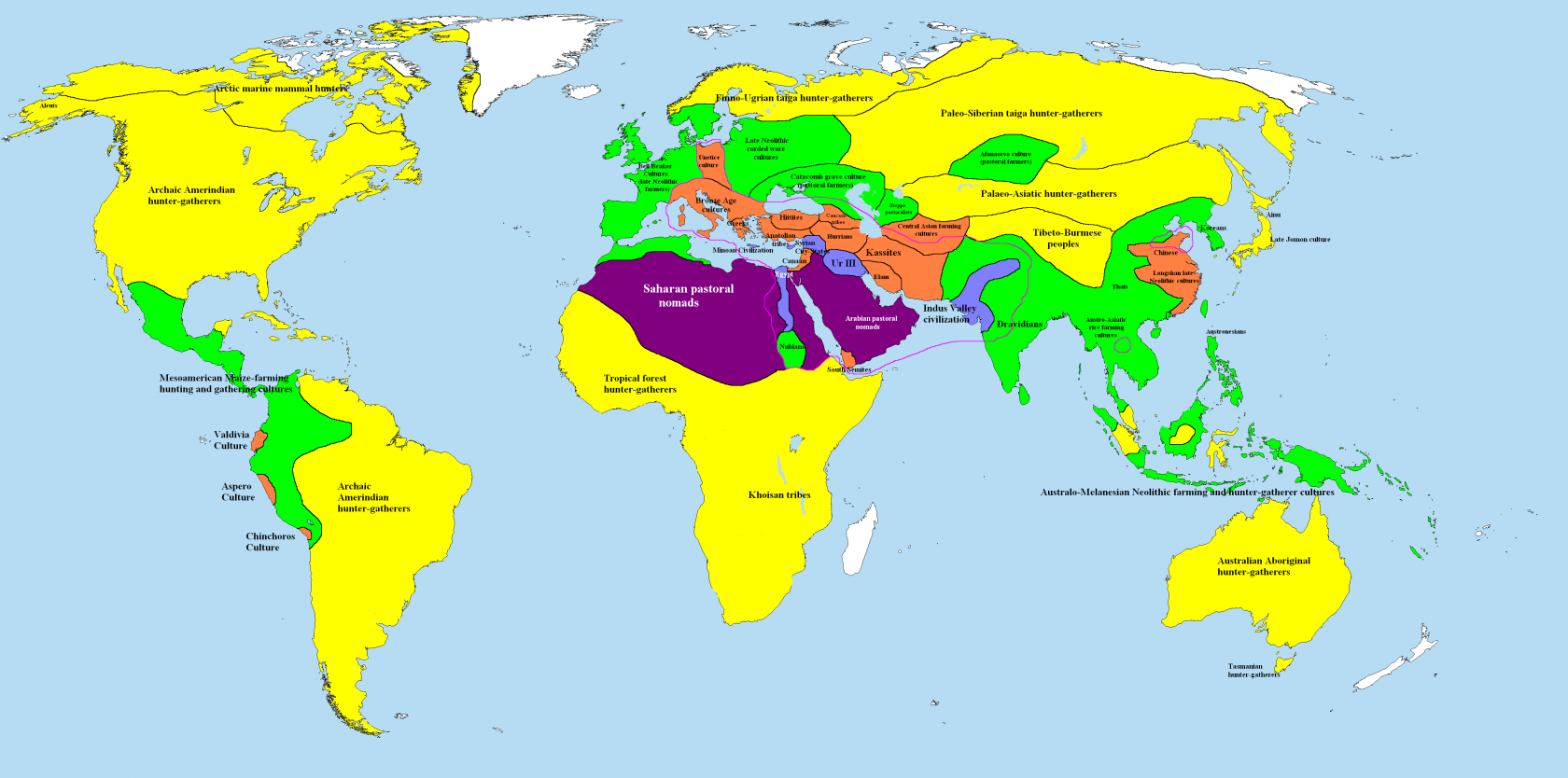 Мир в 1 веке нашей эры. Очаги древних цивилизаций карта.