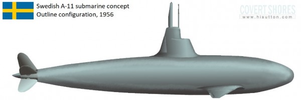 Нереализованные амбиции: Проект шведской атомной подводной лодки A-11