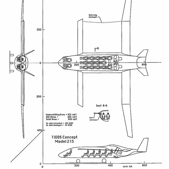 Scaled Composites TIDDS/SOFTA Model 215, 1991 год