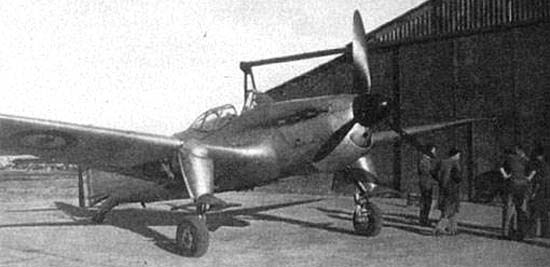 Опытный палубный пикирующий бомбардировщик Loire-Nieuport LN.42. Франция