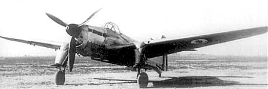 Опытный палубный пикирующий бомбардировщик Loire-Nieuport LN.42. Франция