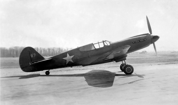 Опытный истребитель Curtiss XP-40 Q. США