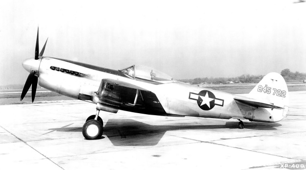 Опытный истребитель Curtiss XP-40 Q. США