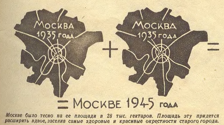 Генеральный план реконструкции москвы 1935 года