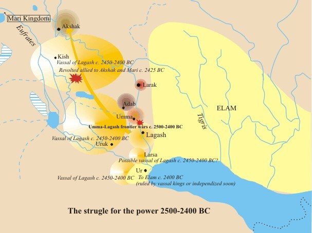 Войны древней Месопотамии. Часть 1. Столетняя война медного века
