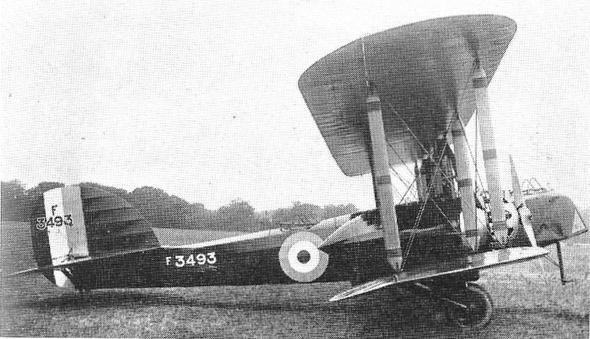 Опытный бомбардировщик Avro 533 Manchester. Великобритания
