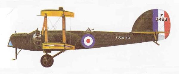 Опытный бомбардировщик Avro 533 Manchester. Великобритания