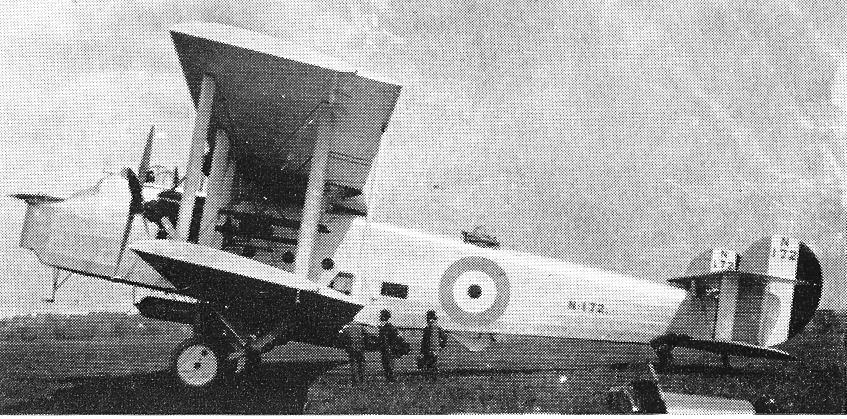 Опытный самолет береговой обороны Avro 557 Ava. Великобритания