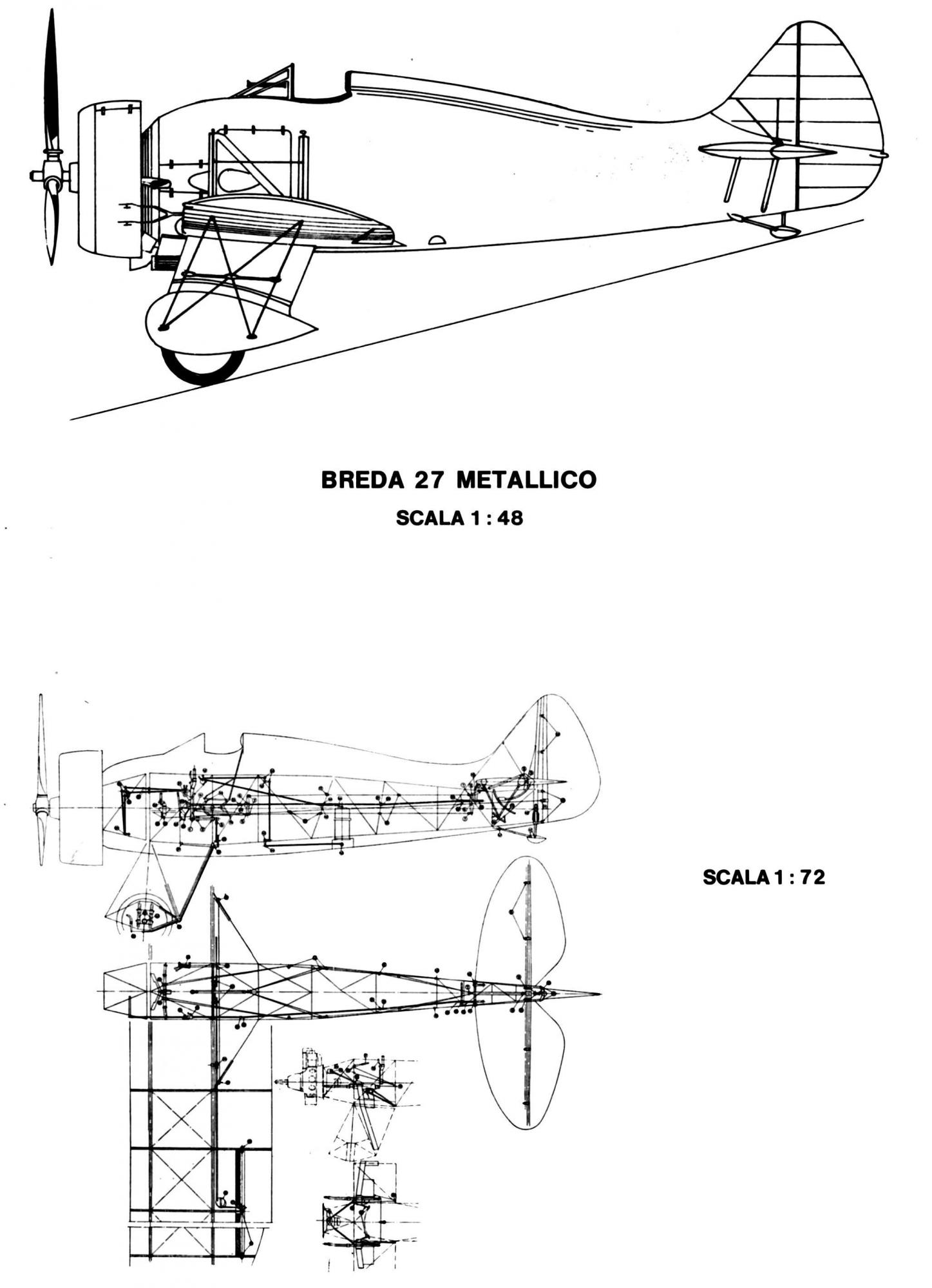 Истребитель Breda 27. Италия