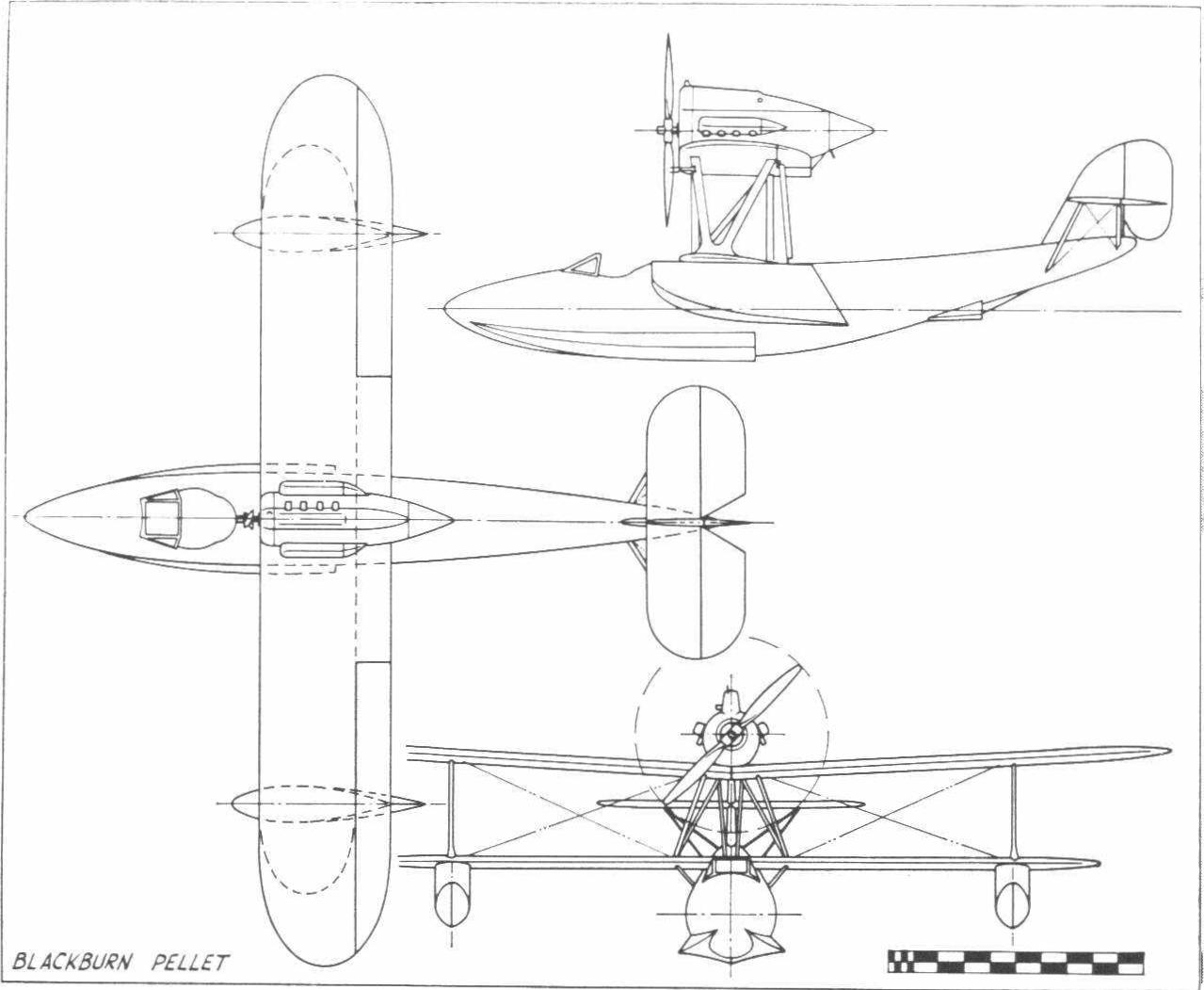 Гоночный самолет Blackburn Pellet. Великобритания