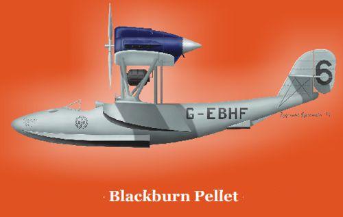 Гоночный самолет Blackburn Pellet. Великобритания