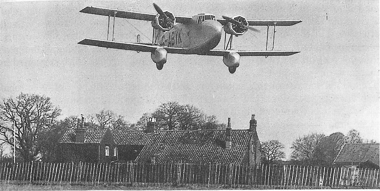 Скоростной почтовый самолет Boulton-Paul P.64 Mail-Carrier. Великобритания