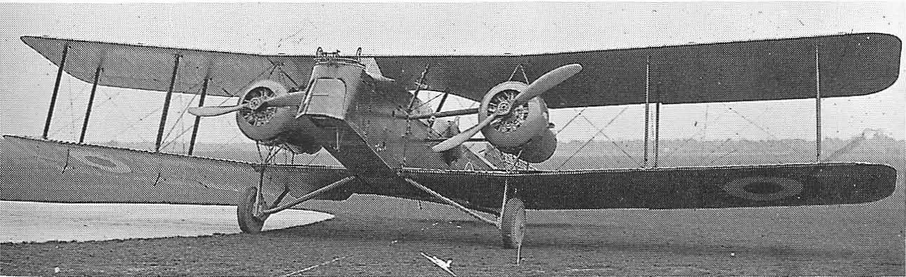 Опытный дальний бомбардировщик Boulton-Paul P.7 Bourges. Великобритания