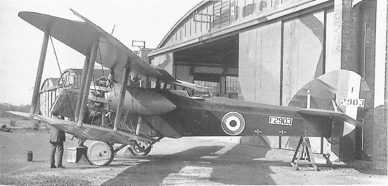 Опытный дальний бомбардировщик Boulton-Paul P.7 Bourges. Великобритания