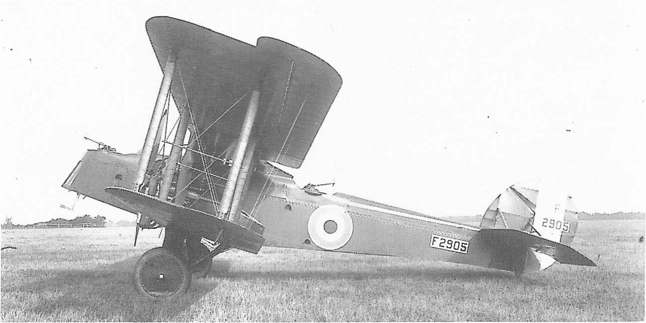 Опытный дальний бомбардировщик Boulton-Paul P.7 Bourges. Великобритания