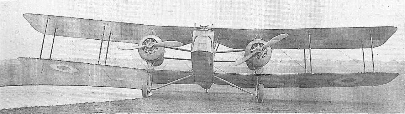 Опытный дальний бомбардировщик Boulton-Paul P.7 Bourges. Великобритания