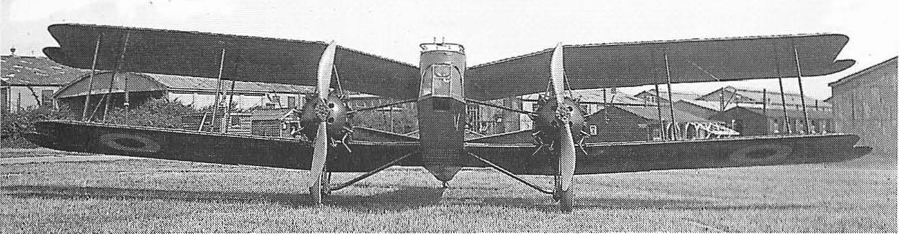 Опытный дальний бомбардировщик Boulton-Paul P.7 Bourges. Великобритания