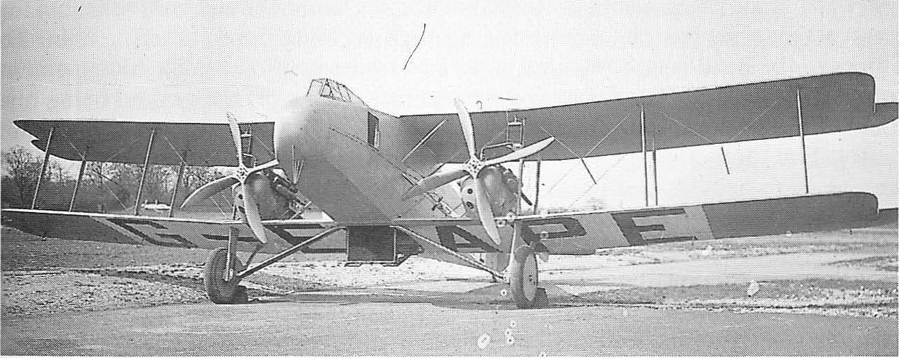 Рекордный самолет Boulton-Paul P.8 Atlantic. Великобритания