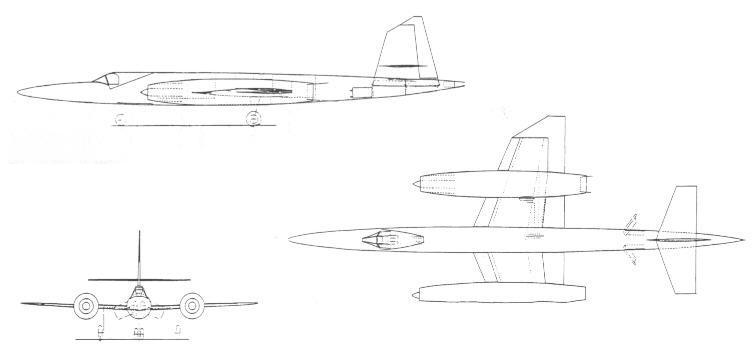 Высокоскоростные исследовательские самолеты 1952-62 годов. Проект экспериментального самолета Bristol Type 188