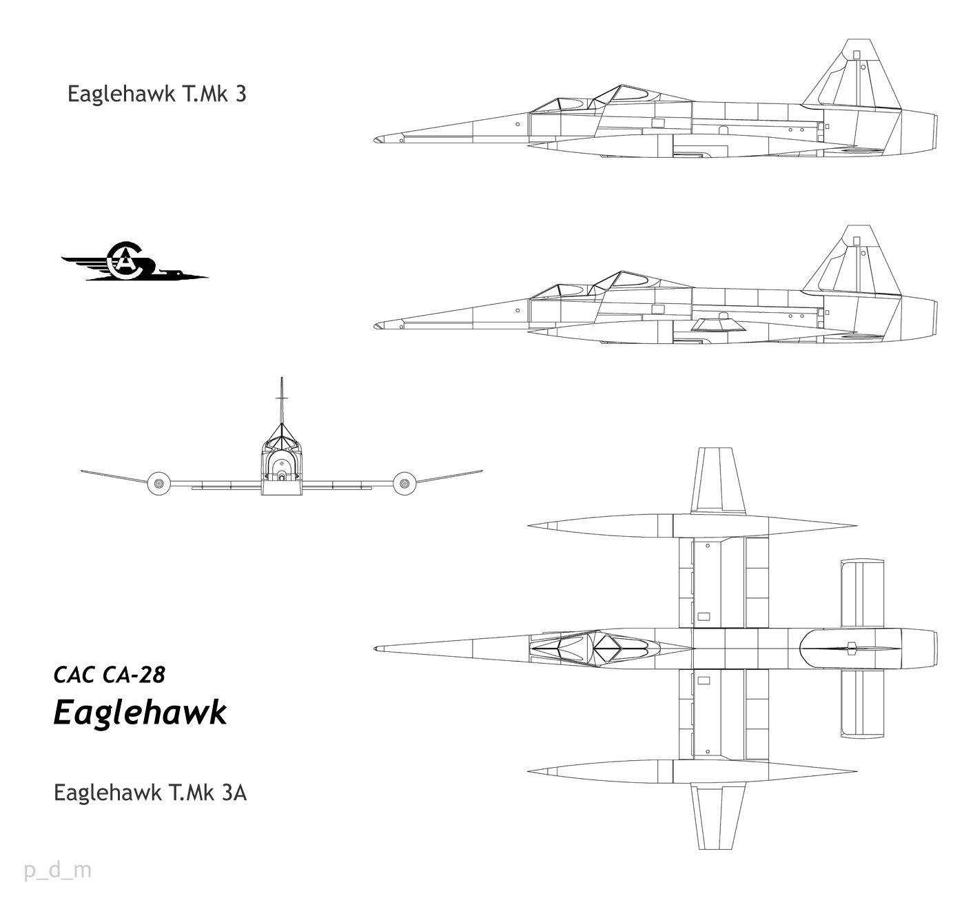 Проект истребителя CAC CA-28 Eaglehawk. Австралия. Часть 2