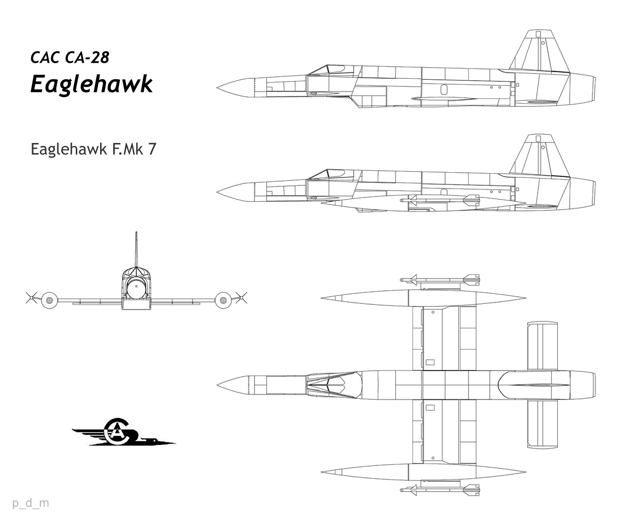 Проект истребителя CAC CA-28 Eaglehawk. Австралия. Часть 2