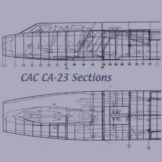 Проект тяжелого всепогодного истребителя Commonwealth Aircraft Corporation CA-23. Австралия