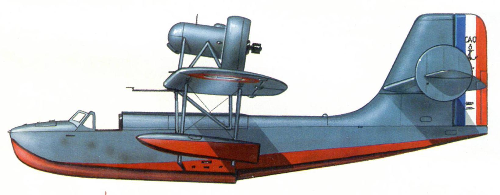 Учебно-тренировочная летающая лодка SNCAO CAO.300. Франция