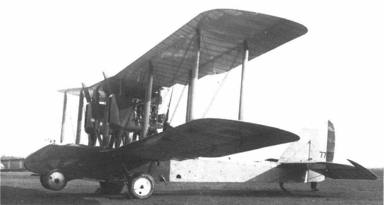 Опытный дальний бомбардировщик De Havilland D.H.3. Великобритания