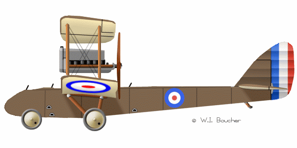 Опытный дальний бомбардировщик De Havilland D.H.3. Великобритания