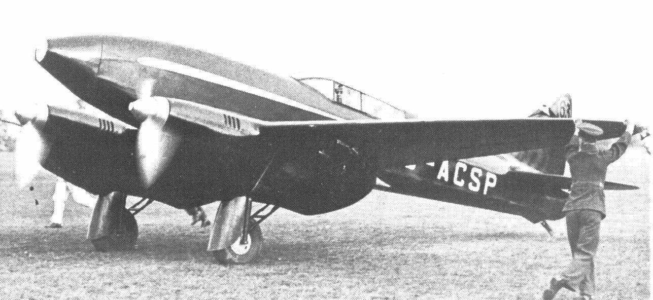 Гоночный самолет De Havilland D.H.88 Comet. Великобритания