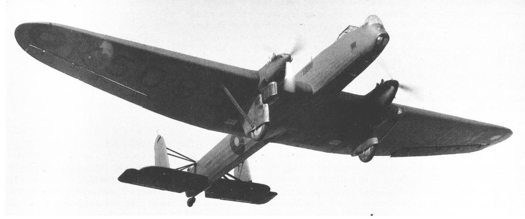 Тяжелый ночной бомбардировщик Fairey B.19/27 Hendon. Великобритания