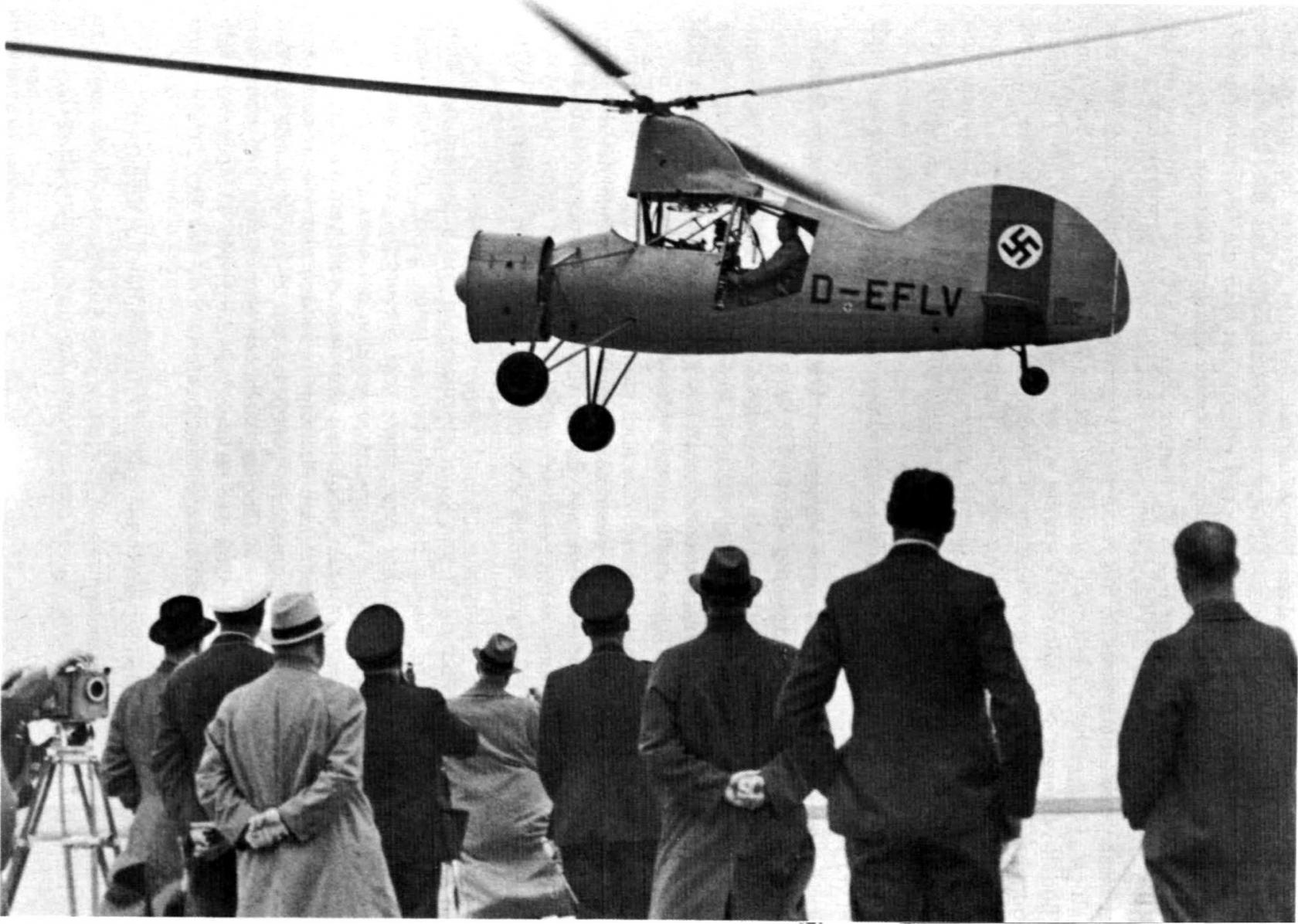 Опытный вертолет Flettner Fl 265. Германия