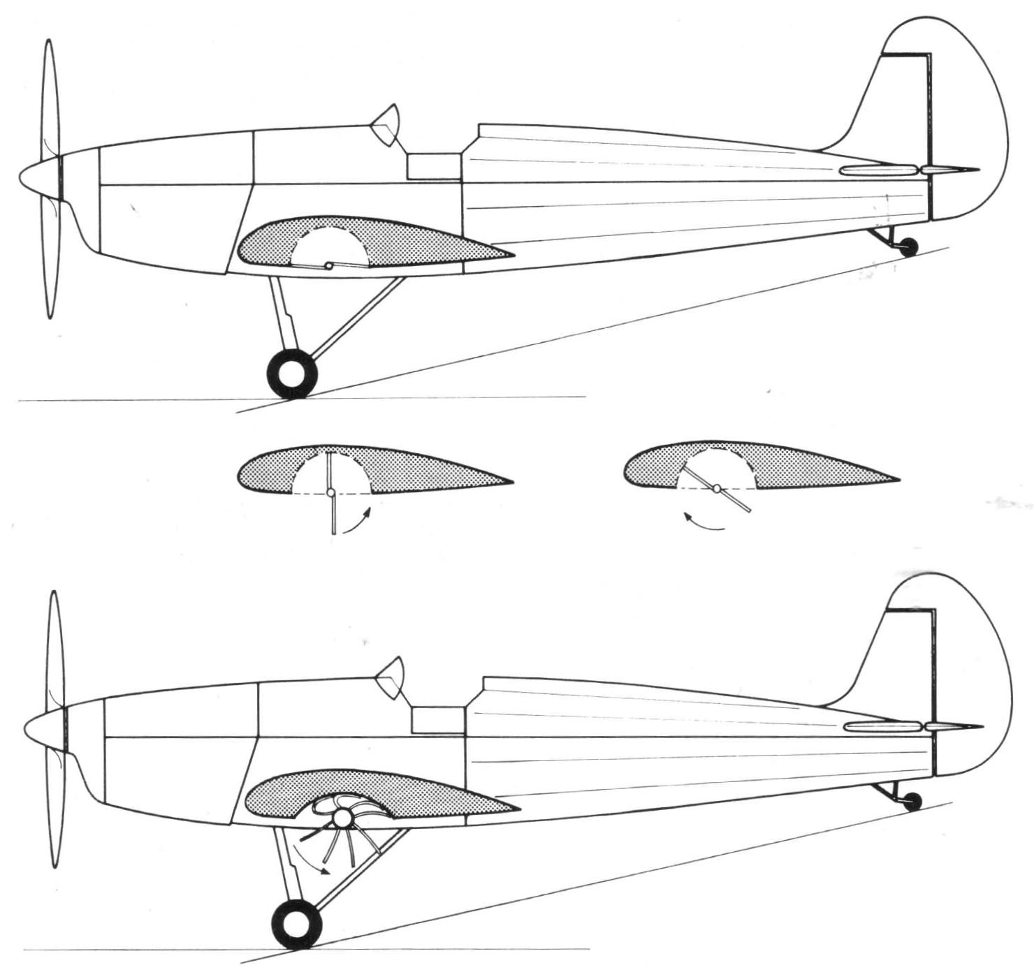 Самолёты с валообразными крыльями
