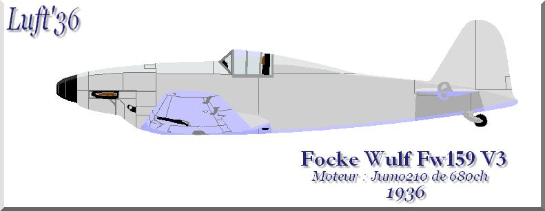 Опытный истребитель Focke-Wulf FW 159. Германия