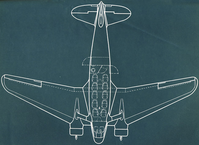 Пассажирский самолет General Aircraft ST-18 Croydon. Великобритания