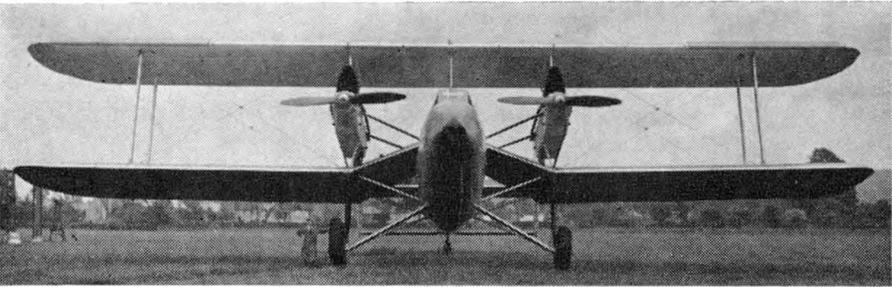 Опытный бомбардировщик-транспортный самолет Gloster TC.33. Великобритания